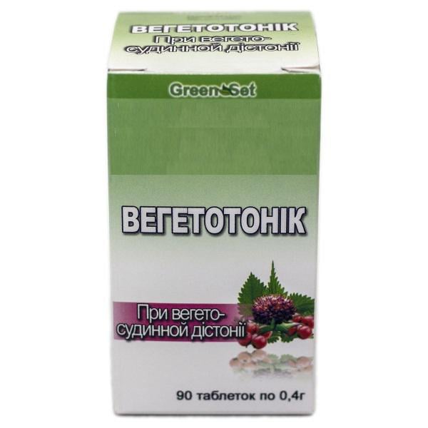 Комплекс для профилактики давления и кровообращения Green Set Вегетотоник При вегето-сосудистой дистонии 90 табл. (000024039)