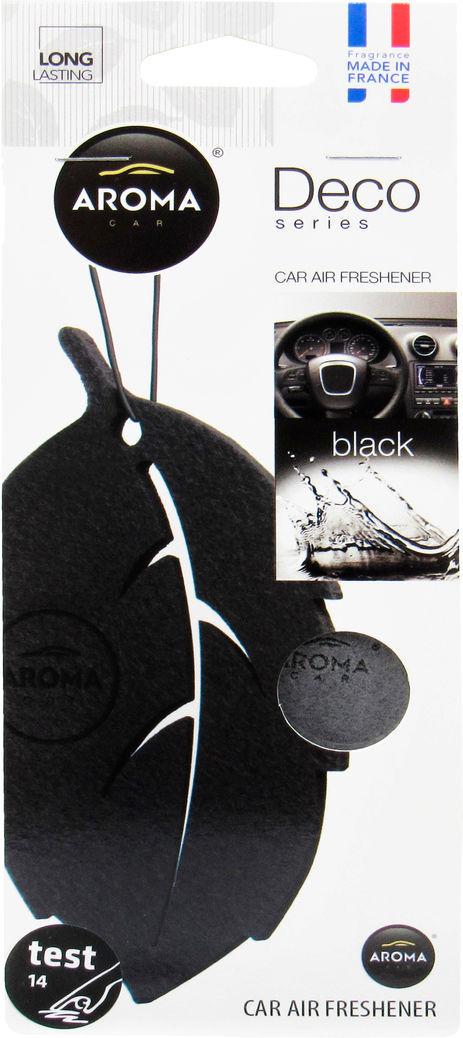 Ароматизатор для авто Aroma Car Deco Black на зеркало сухой (0397980)