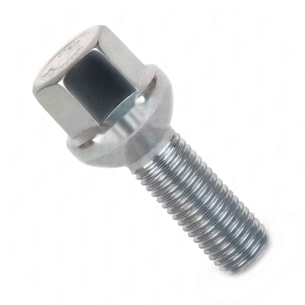 Болт колісний М12x1,5x30 мм сфера цинк ключ 17 Audi/Mercedes-Benz/Seat/Skoda/Volkswagen (35740825)