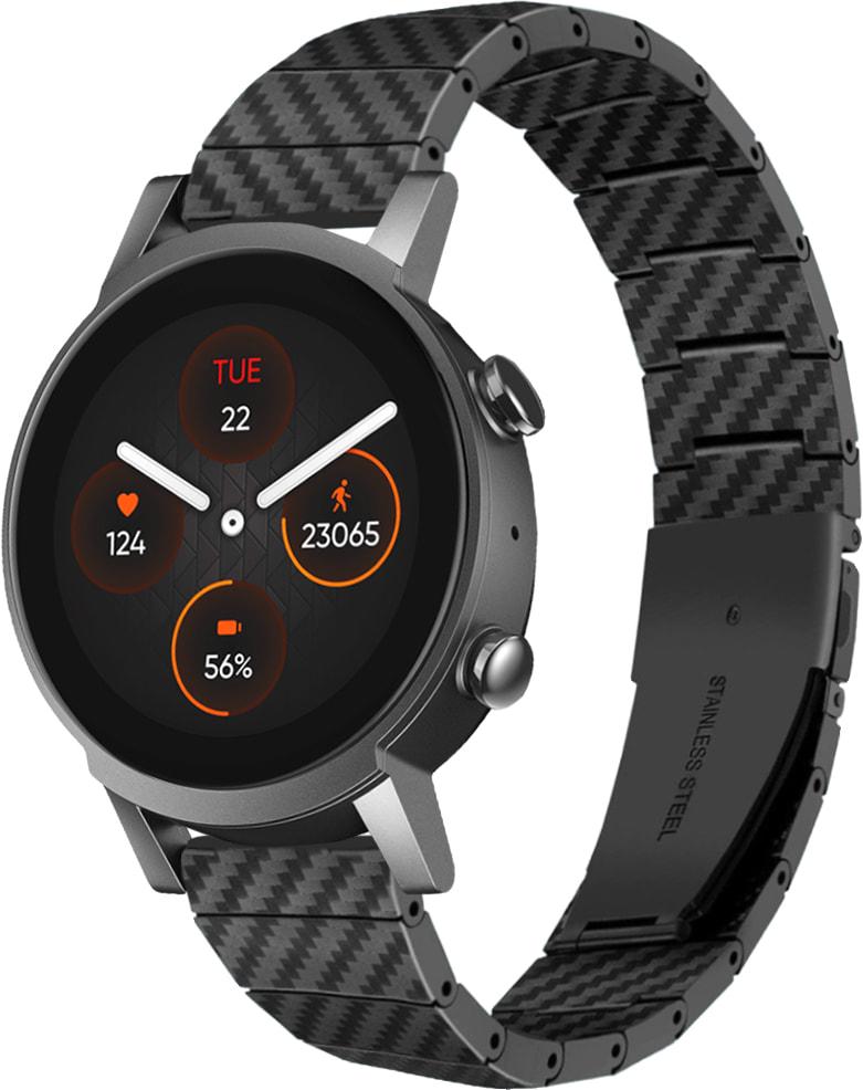Ремешок Armrok для Mobvoi TicWatch E3 Black (31661-2B)