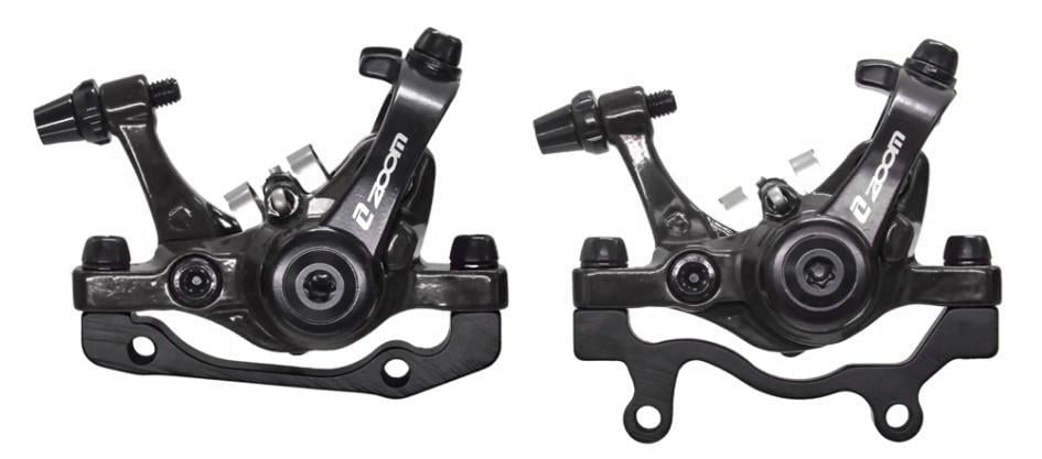 Гальма дискові двопоршневі з двома активними колодками Zoom DB680 передній/задній 160 мм Чорний (1358415646)