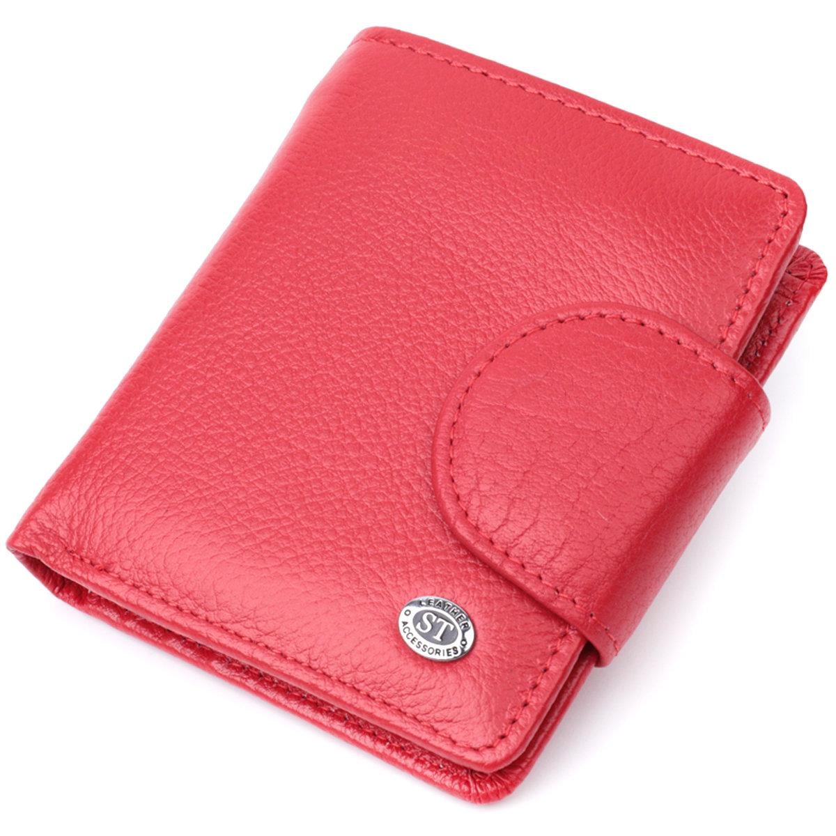 Кошелек женский ST Leather 22726 из натуральной кожи флотарий Красный (168-136-22726)