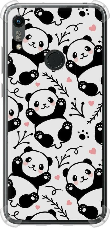 Чехол на Huawei Honor 8A Панды (4318sp-1635-42517)