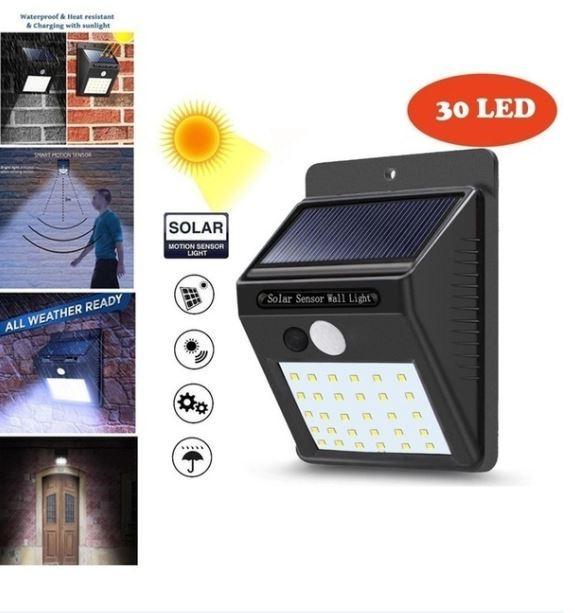 Светильник на солнечной батарее Solar Powered LED Wall Light с датчиком освещенности (VA-1328015956) - фото 3