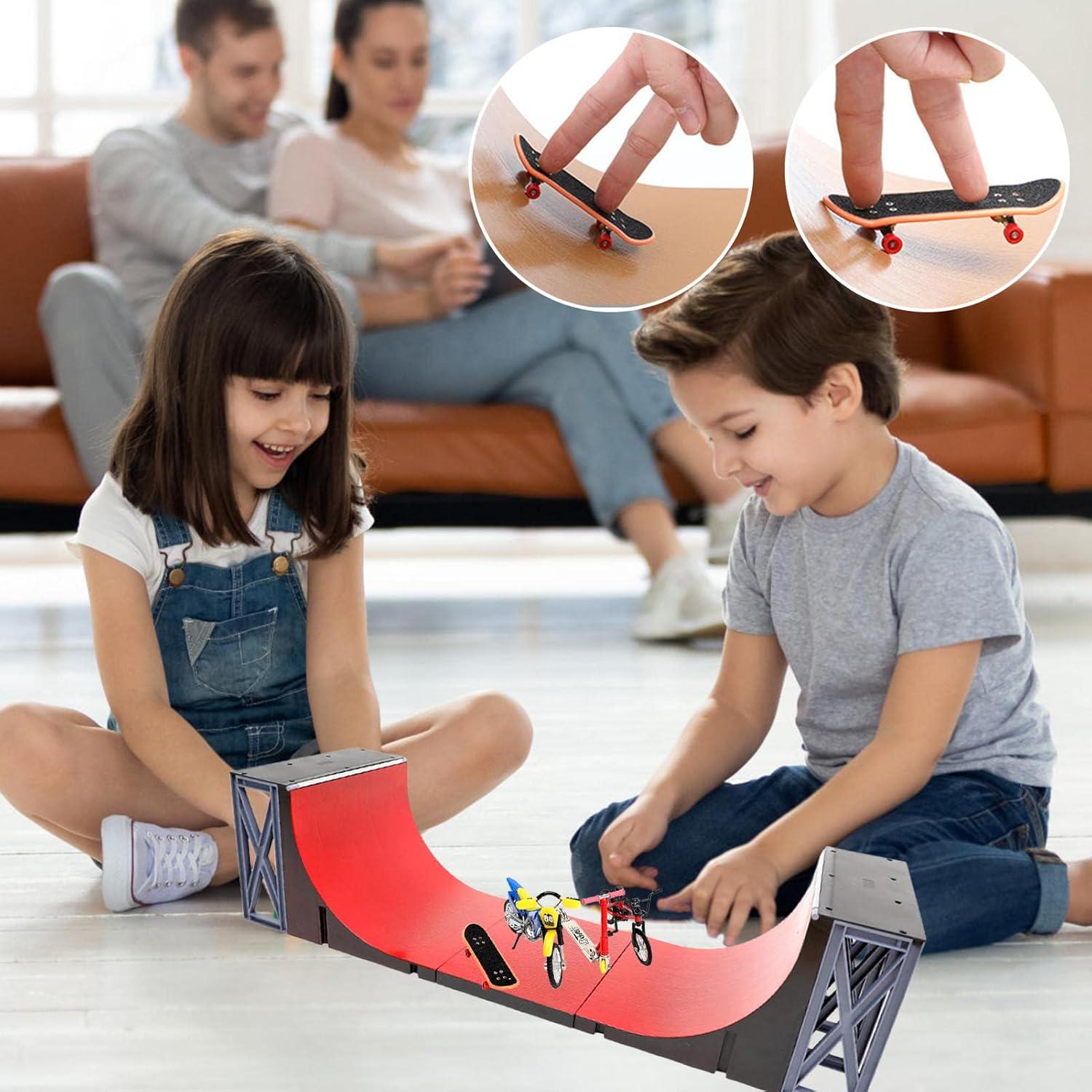 Набір фінгерборд пальчикова гра fingerboard скейт/парк/велосипед/самокат/скейт/мотоцикл (796) - фото 8 Набір фінгерборд пальчикова гра fingerboard скейт/парк/велосипед/самокат/скейт/мотоцикл (796) - фото 8