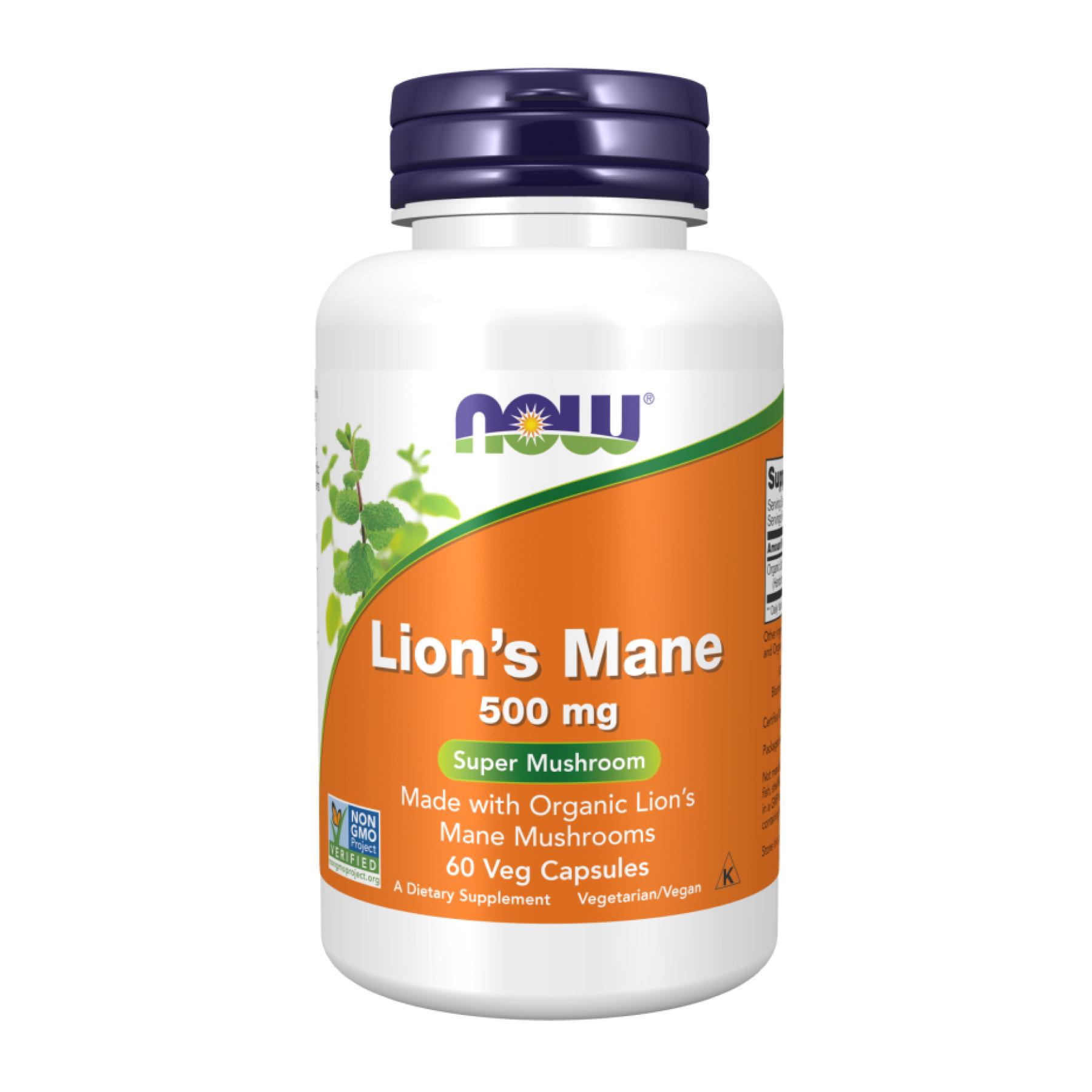Натуральная добавка Lion's Mane 500 mg 60 vcaps (2023-10-2089)
