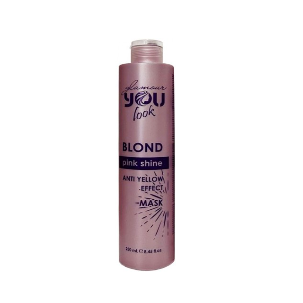 Маска для нейтралізації жовто-помаранчевих відтінків You look Professional Pink Shine Mask 250 мл