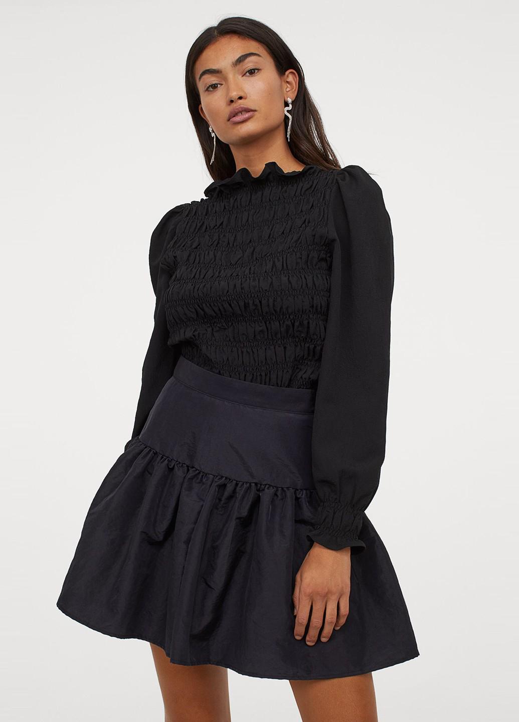 Юбка H&M р. 36 Черный (924314b50)