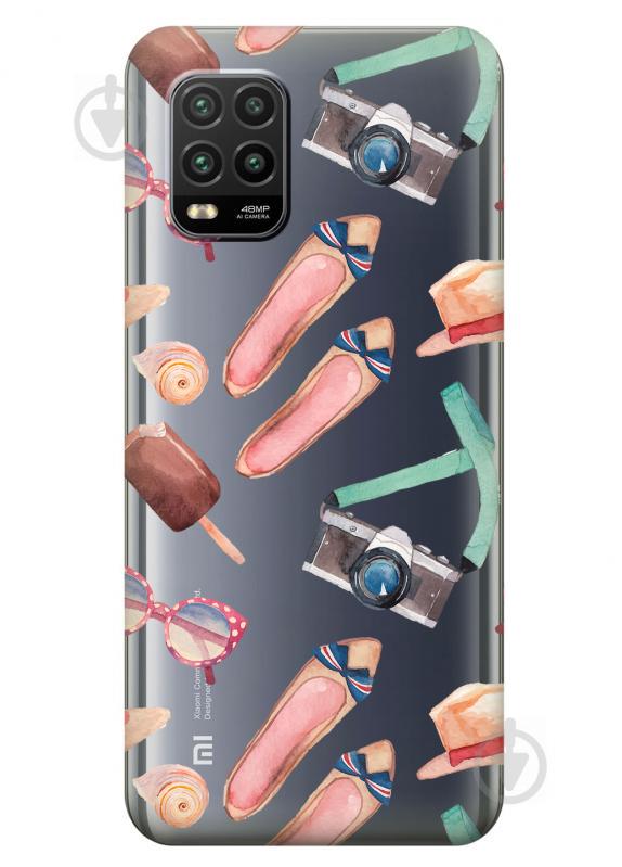 Cиликоновый чехол iSwag для Xiaomi Mi 10 Lite Женские штучки (KS2240)