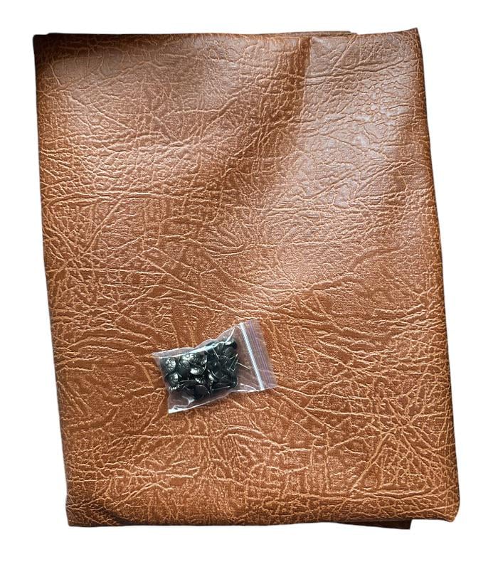 Комплект дверной обивки с тиснением Элеганс 200х100 см Светло-коричневый