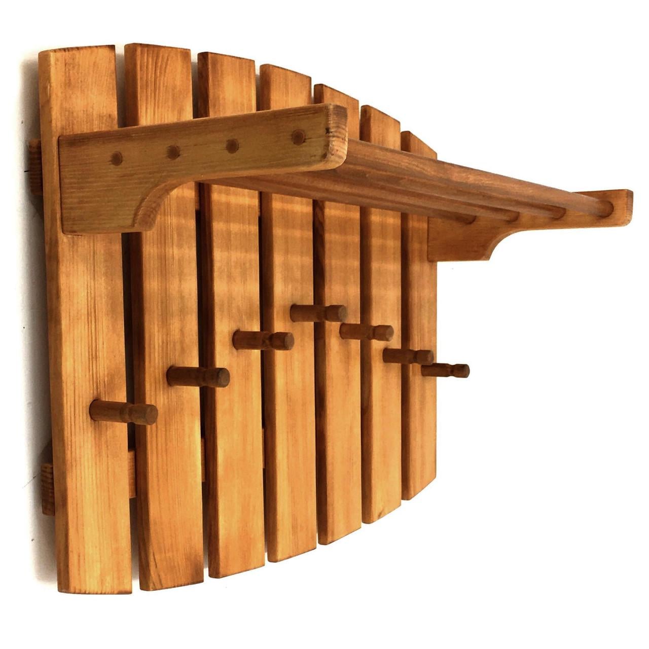 Вішалка банна з дерева Глід Сієна (ВБА-002205)