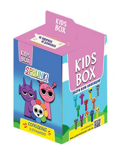 Игрушка Sprunki Кидс бокс с мармеладом в коробочке 1 шт.