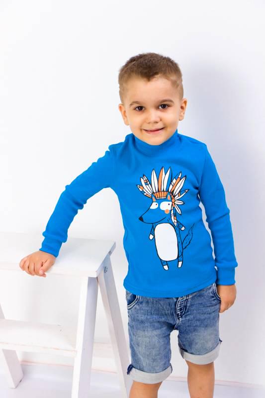 Водолазка для мальчика Носи свое Лис 134 см Лазурно-синий (6068-019-33-2-v63)