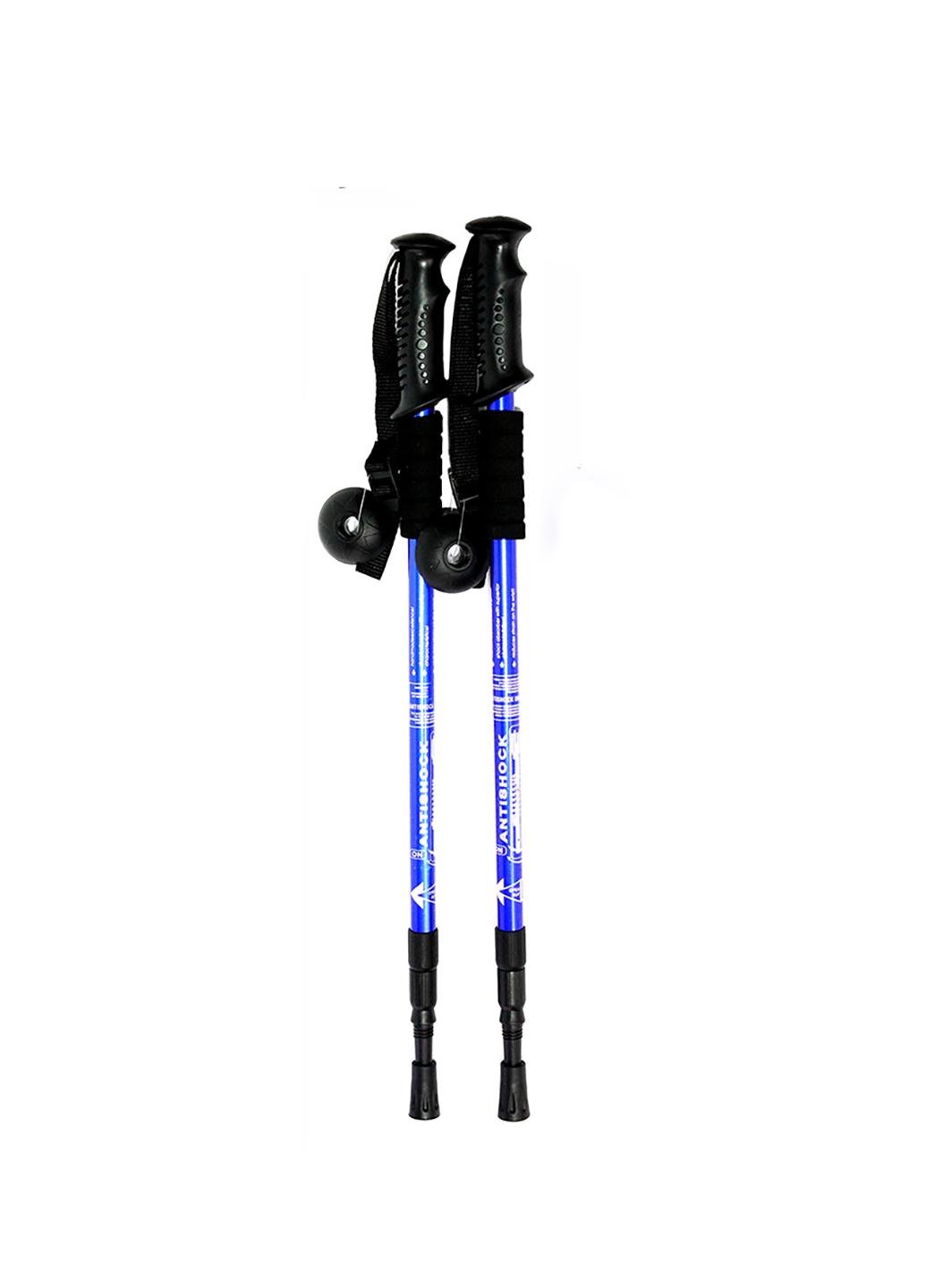 Трекинговые палки Antishock 65-135 см Синий (ANSHK-BLUE-135)
