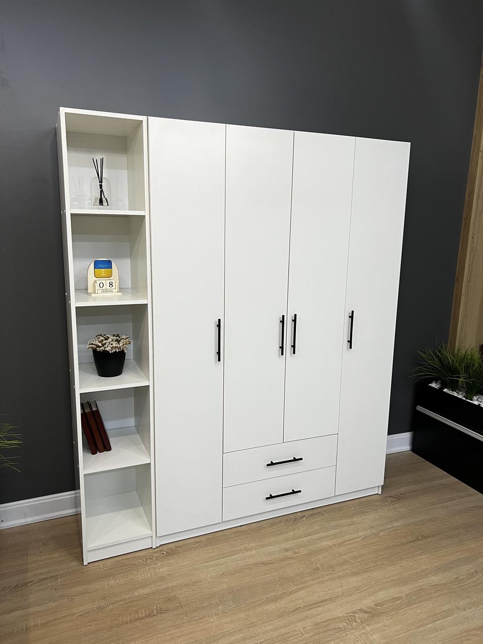 Шафа Стандарт 2/4 1286х1900х416 мм Білий - фото 5 Шафа Стандарт 2/4 1286х1900х416 мм Білий - фото 5