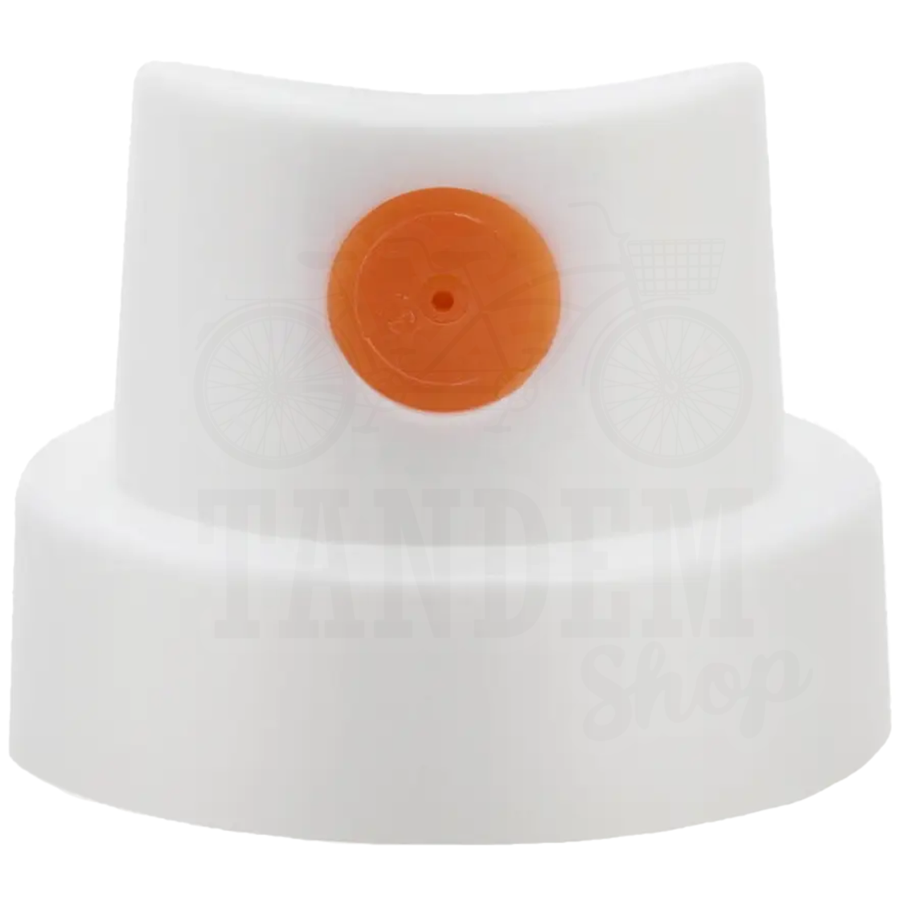 Ковпачок для балончика широкий Montana Fat Cap 8 см White/Orange