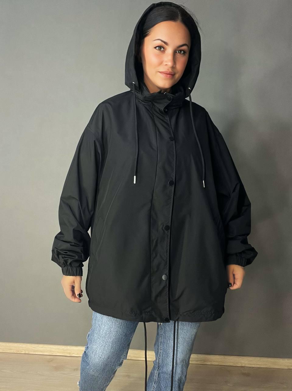 Куртка женская Lady Yep 9096-1 с капюшоном OS Черный (26755943) - фото 6 Куртка женская Lady Yep 9096-1 с капюшоном OS Черный (26755943) - фото 6