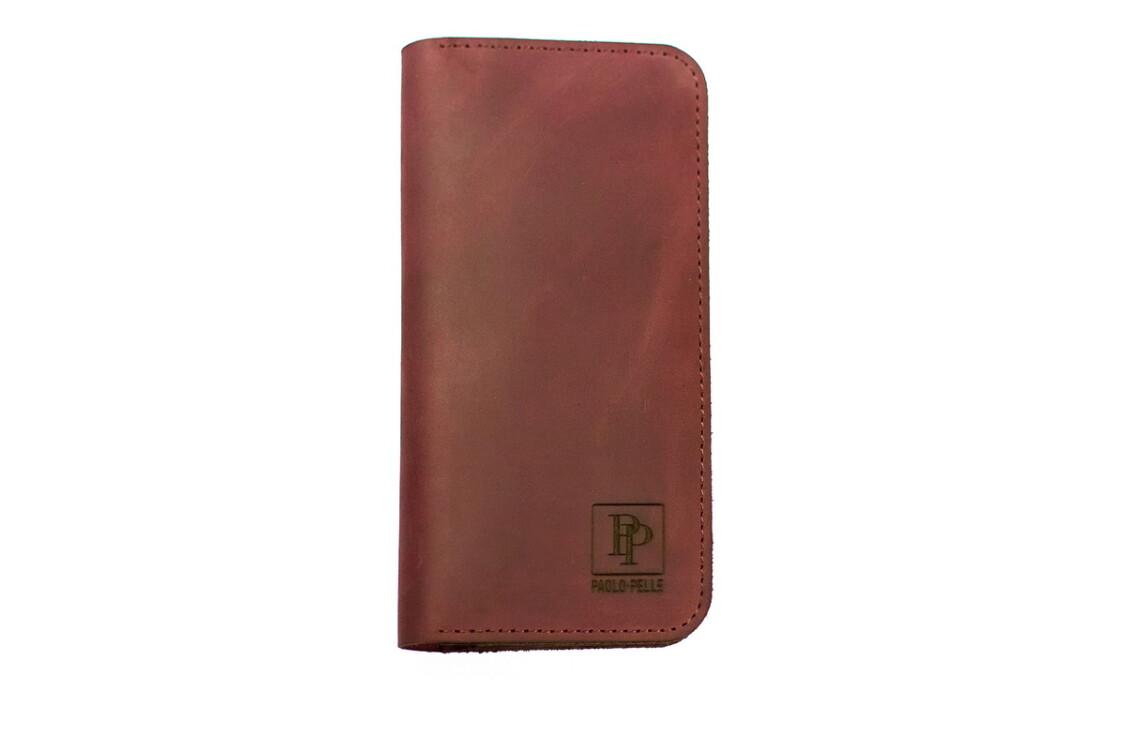 Кошелек мужской Unico Rosso Signor Paolo Pelle us0005-Rosso-m (pelle-9945)