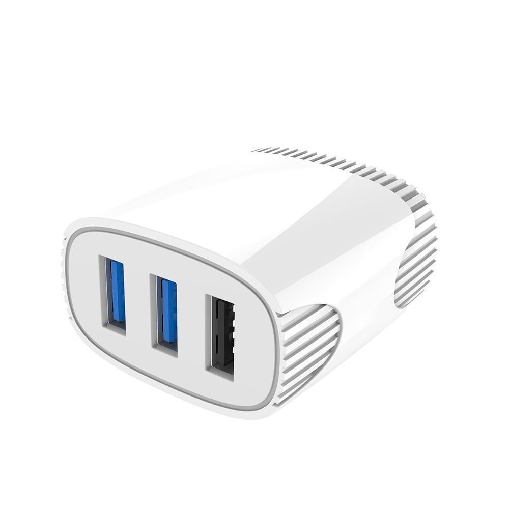 Зарядное устройство сетевое Aspor A813 3USB 3,4A Белый (1858272806) Зарядное устройство сетевое Aspor A813 3USB 3,4A Белый (1858272806)