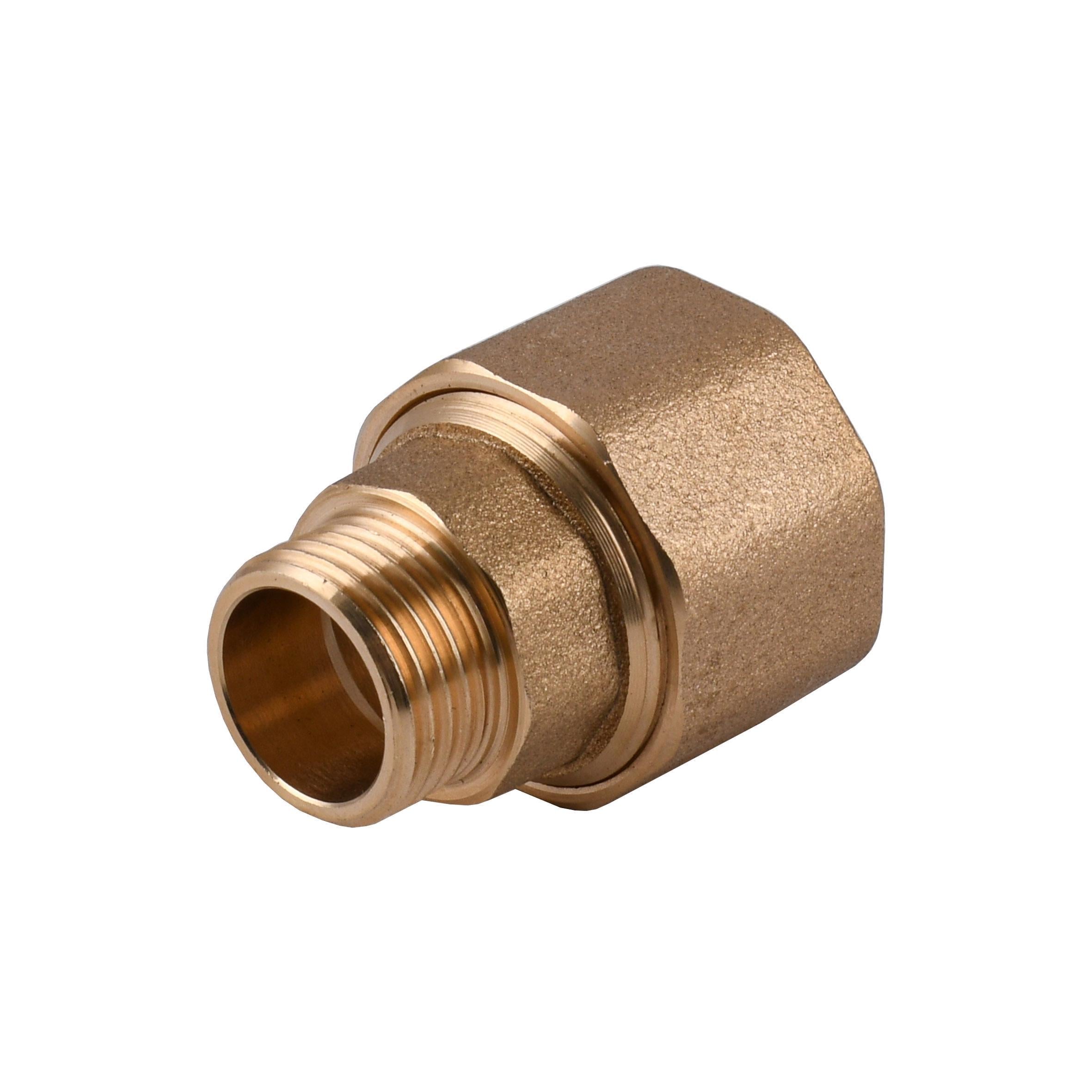 З'єднання зажимне пряме Optimum для труби Ø22 мм 1/2"З латунне LS332S (000031015)