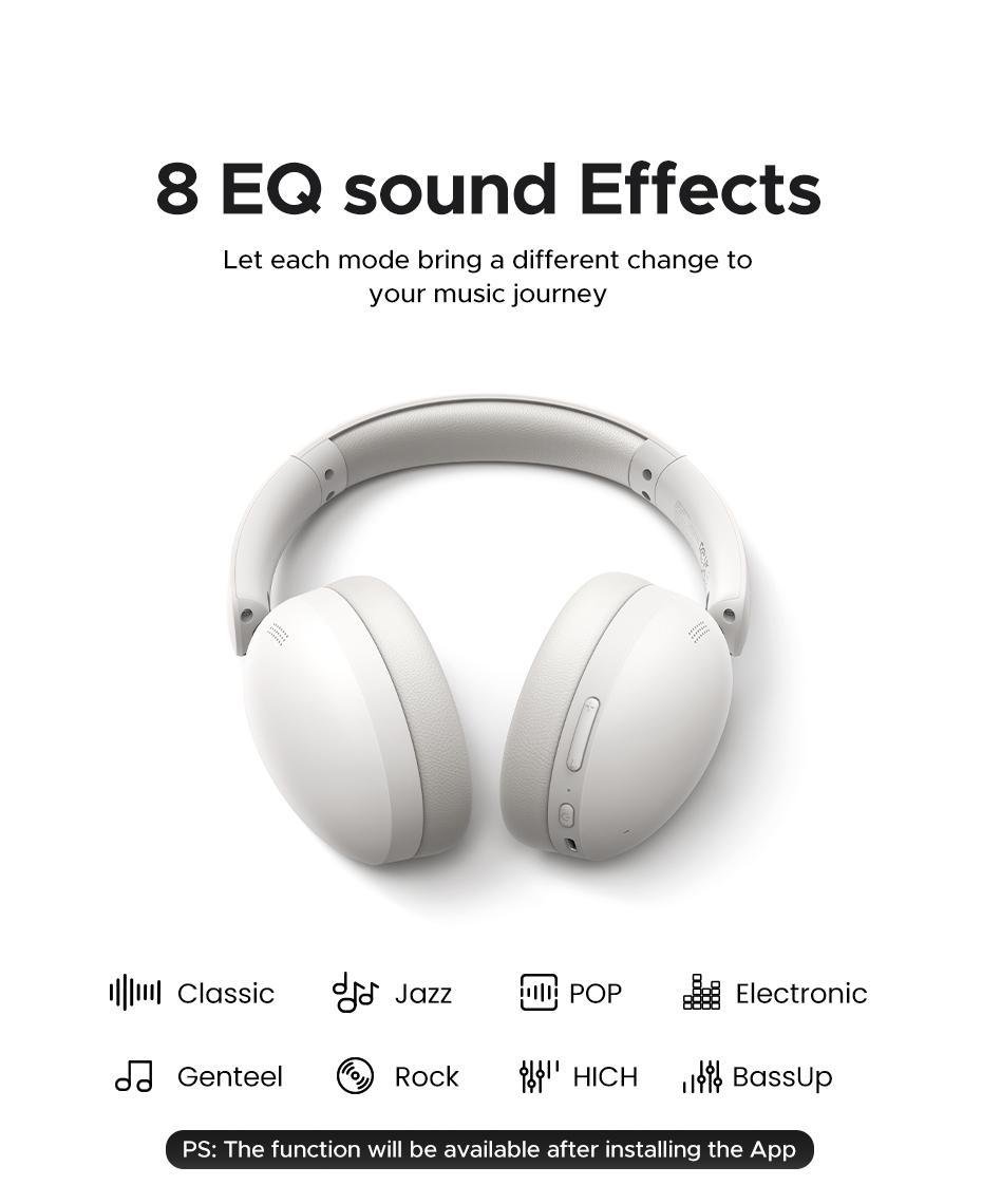 Навушники бездротові Ugreen повнорозмірні Bluetooth 5.4 40 мм Чорний (29516546) - фото 15 Навушники бездротові Ugreen повнорозмірні Bluetooth 5.4 40 мм Чорний (29516546) - фото 15