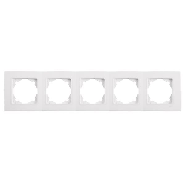 Рамка Viko Linnera 5-местная Белый