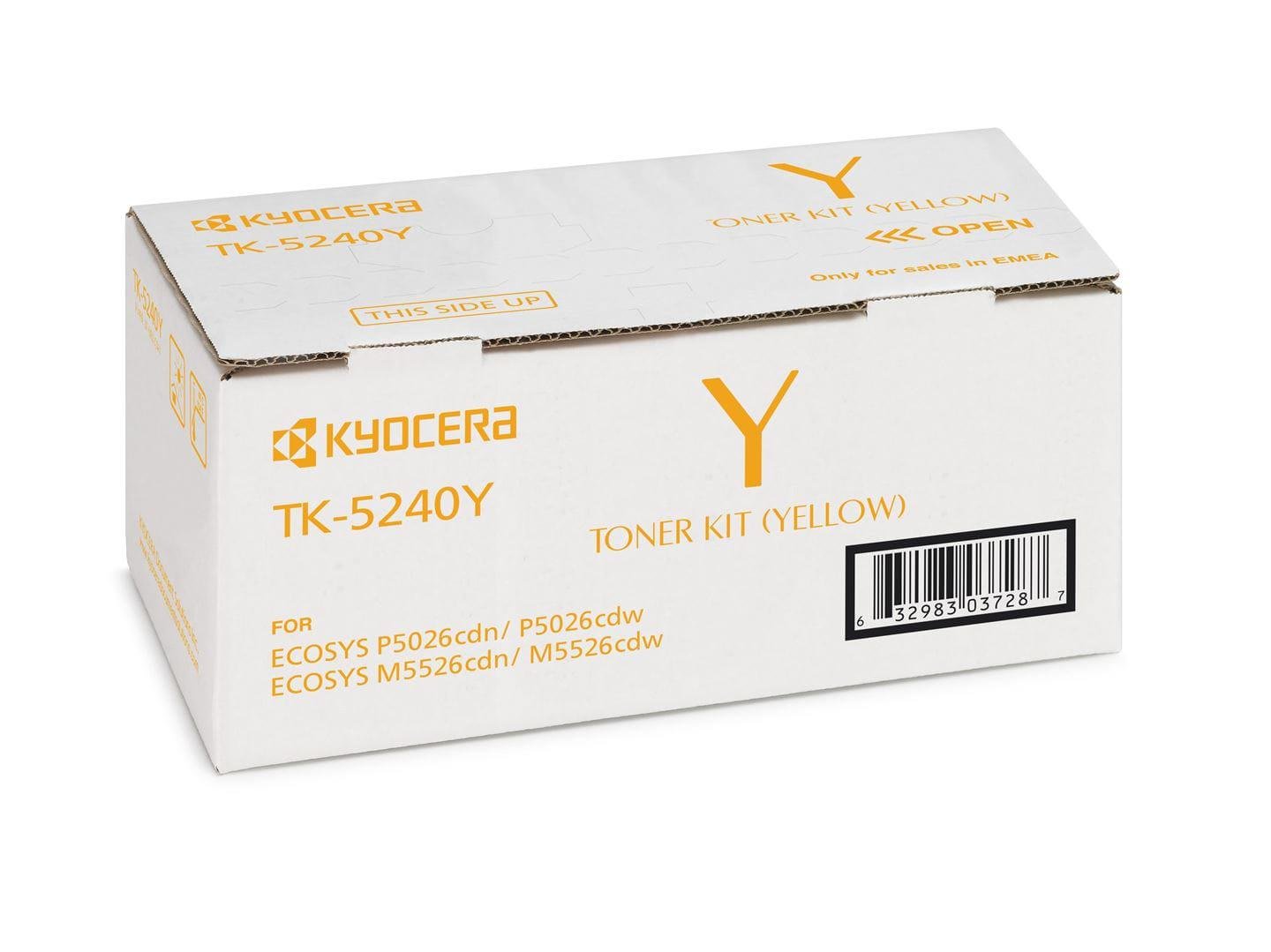 Картридж для лазерного принтера Kyocera TK-5240Y Жовтий (1T02R7ANL0) - фото 3