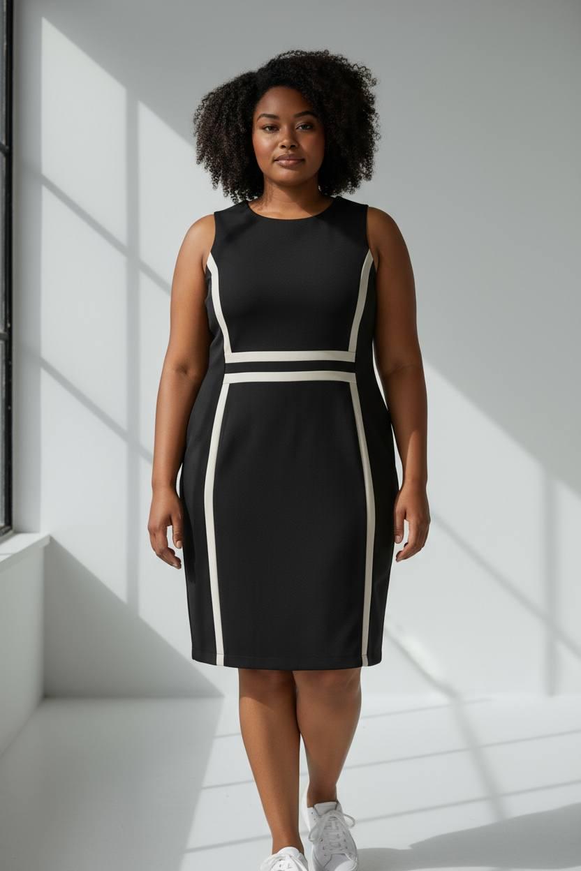 Платье Calvin Klein 20W р. 50-52 Черный