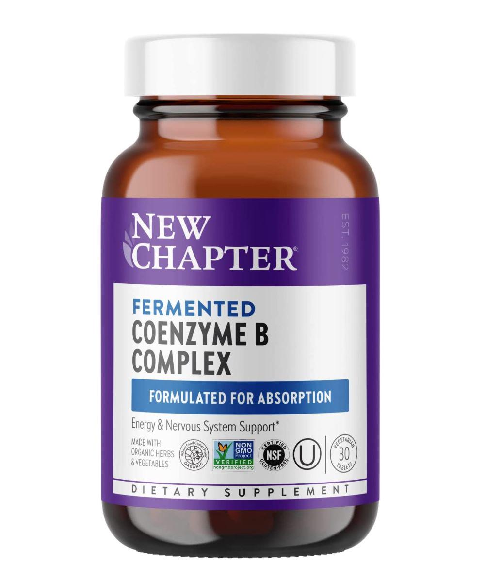 В комплекс New Chapter Fermented Coenzyme B Complex 30 Veg Tabs (NC0350)