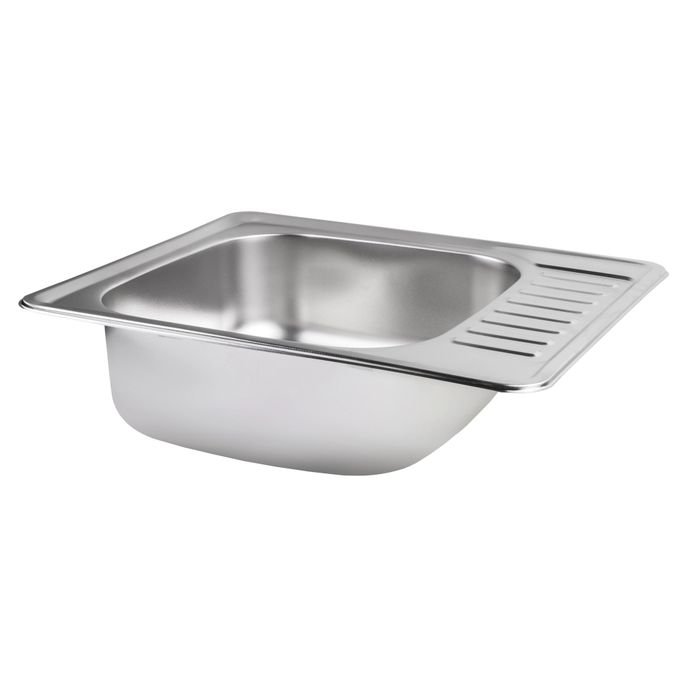 Мийка кухонна Lidz 5848 Micro Decor врізна прямокутна нержавіюча сталь 0,8 мм (LDWAW1030WHI45401)