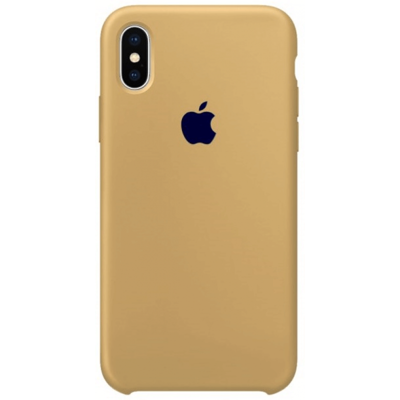 Чохол GoVern Silicone Case для Apple iPhone XS Max Mustard