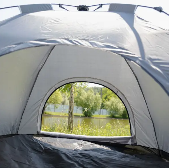 Палатка туристическая двухместная 200х200х140 см Серый (LU-019G) - фото 5