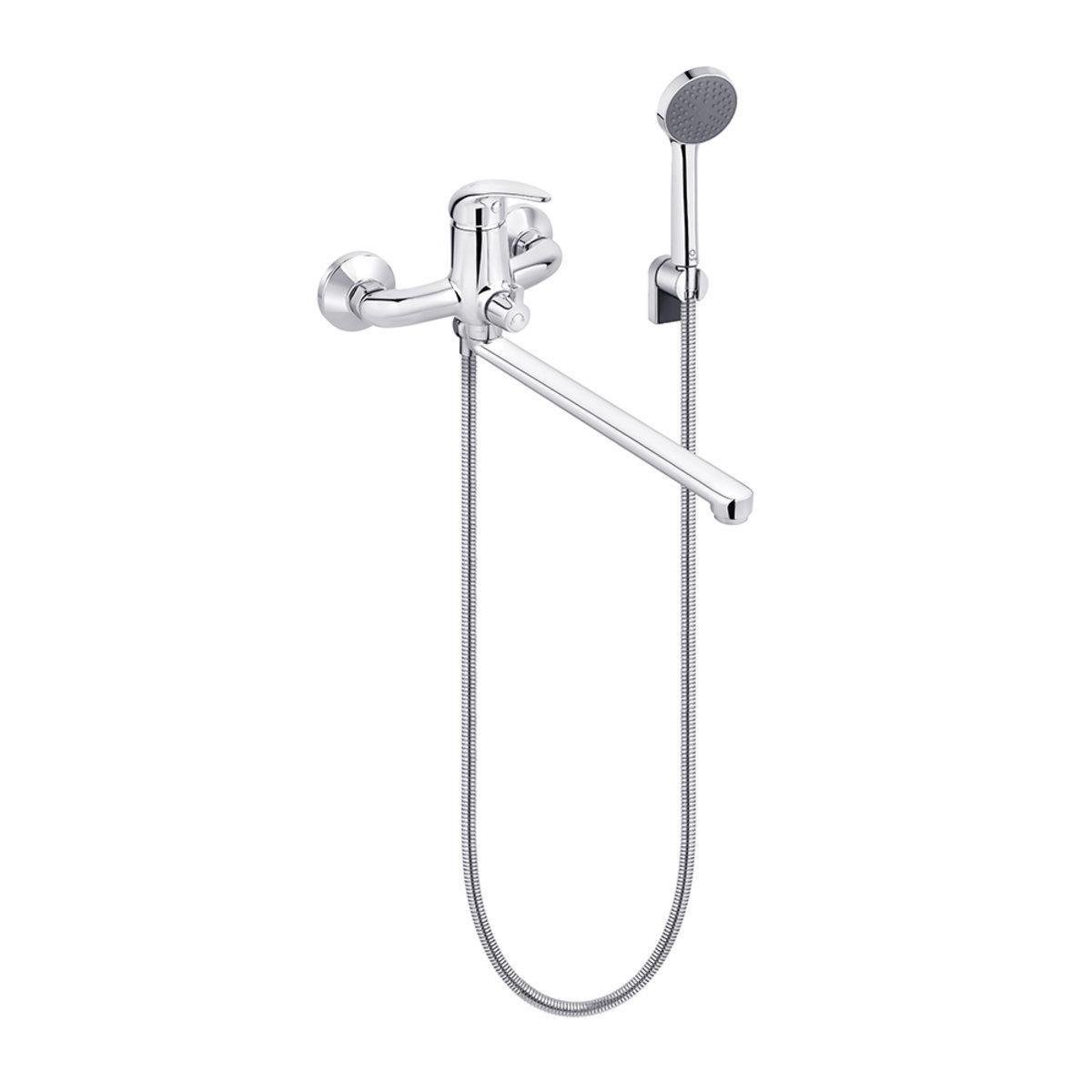 Змішувач для ванни Perla Ray з лійкою для душу одноважільний латунь (PBZ2389-2) Змішувач для ванни Perla Ray з лійкою для душу одноважільний латунь (PBZ2389-2)