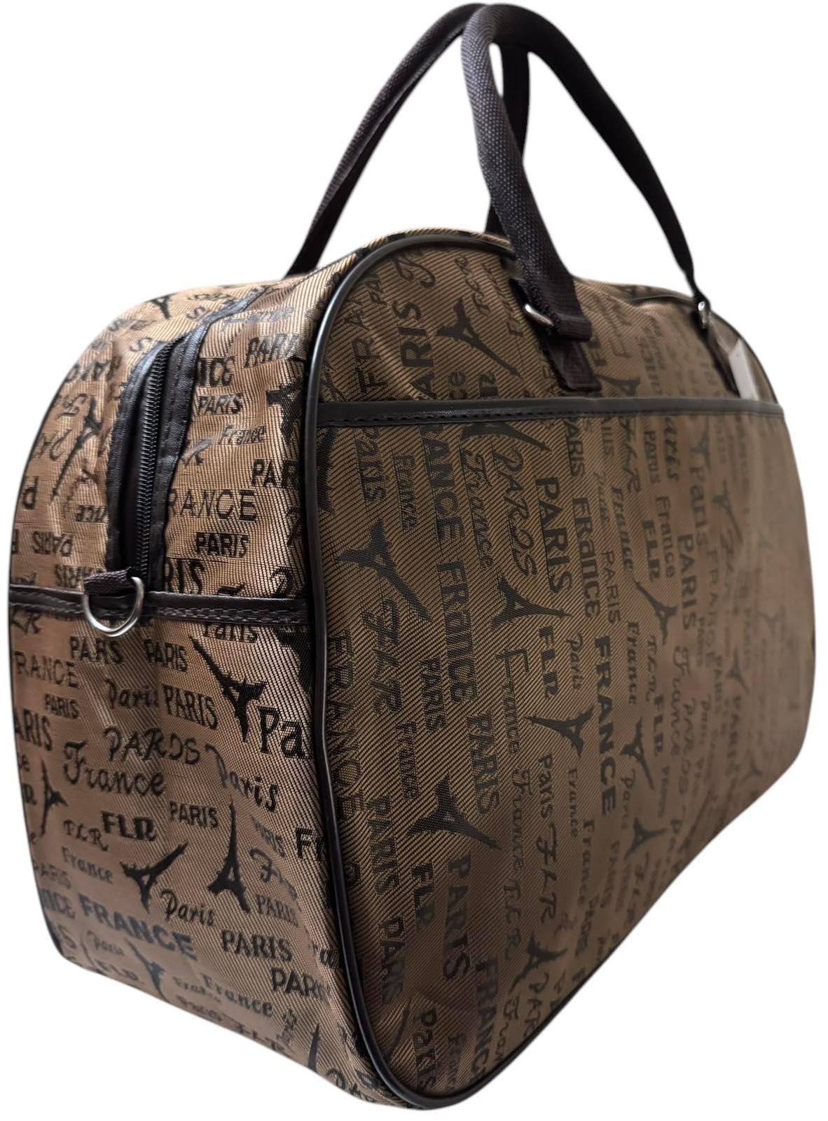 Сумка дорожная ручная кладь с длинным ремнем через плечо Коричневый (8809BP) - фото 2 Сумка дорожная ручная кладь с длинным ремнем через плечо Коричневый (8809BP) - фото 2