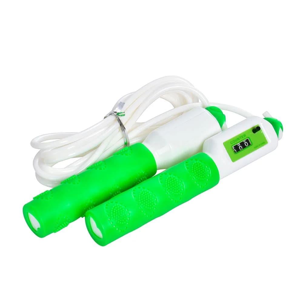 Скакалка скоростная спортивная регулируемая со счетчиком OSPORT 270 см Зеленый (MS 3316) - фото 1 Скакалка скоростная спортивная регулируемая со счетчиком OSPORT 270 см Зеленый (MS 3316) - фото 1