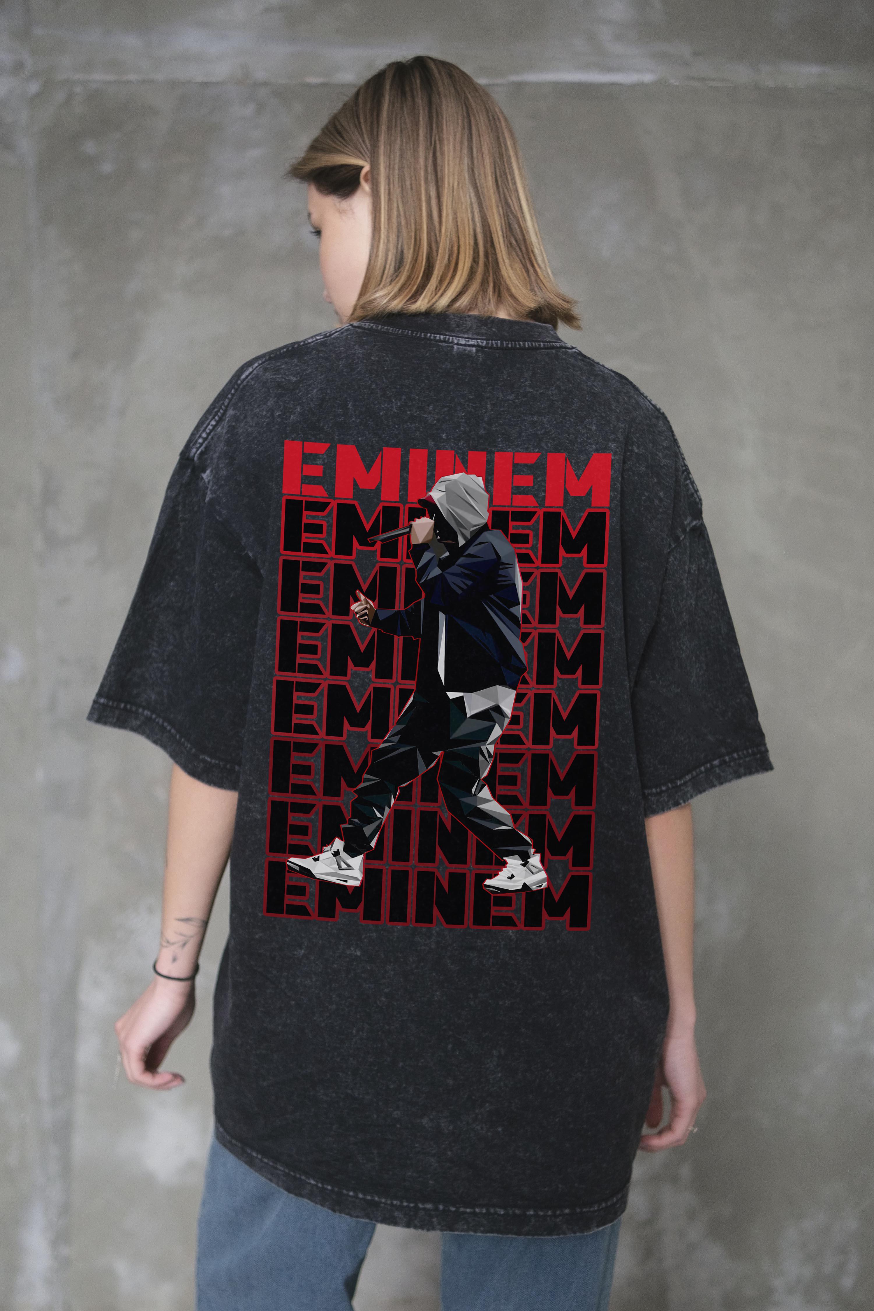 Футболка оверсайз Without Washed Eminem S/M Black (S/M8056330 8056331) - фото 5