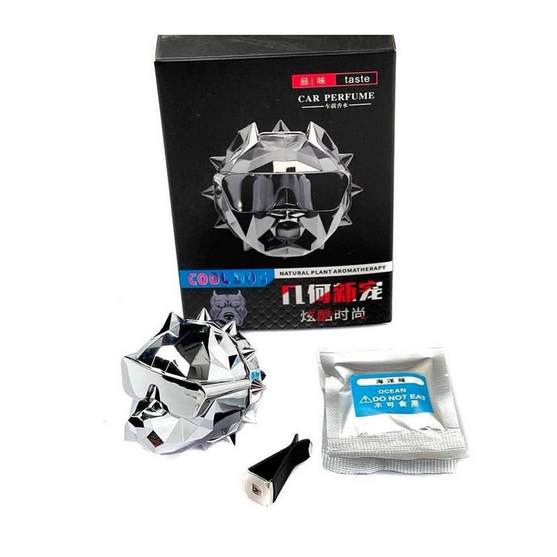 Ароматизатор автомобильный на решетку Питбуль Серебристый (3793-Leader) - фото 2 Ароматизатор автомобильный на решетку Питбуль Серебристый (3793-Leader) - фото 2