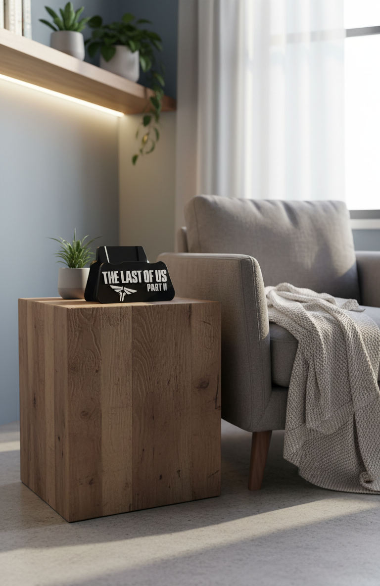 Подставка DualShock 4 с логотипом The Last of Us Черный (0143-1)