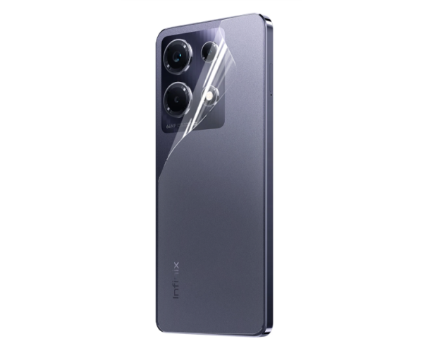 Пленка противоударная гидрогелевая Hydrogel Film для Infinix Note 30 на заднюю панель Transparent