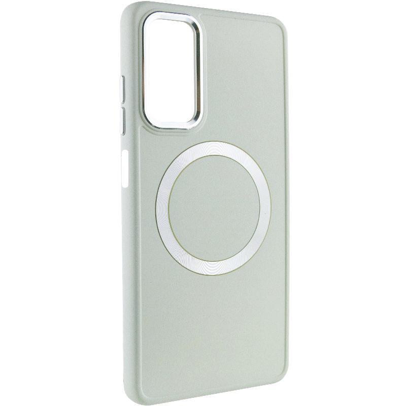 Противоударный TPU чехол Bonbon Metal Style with MagSafe для Samsung Galaxy A25 5G Белый / White