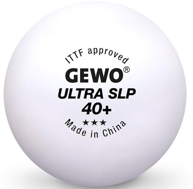 Мячи для настольного тенниса Gewo Ultra SLP 40+ ITTF 6 шт. (81351200)