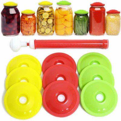 Набор для консервирования VOLRO ВАКС Вакуумные Крышки (18775535) - фото 8 Набор для консервирования VOLRO ВАКС Вакуумные Крышки (18775535) - фото 8