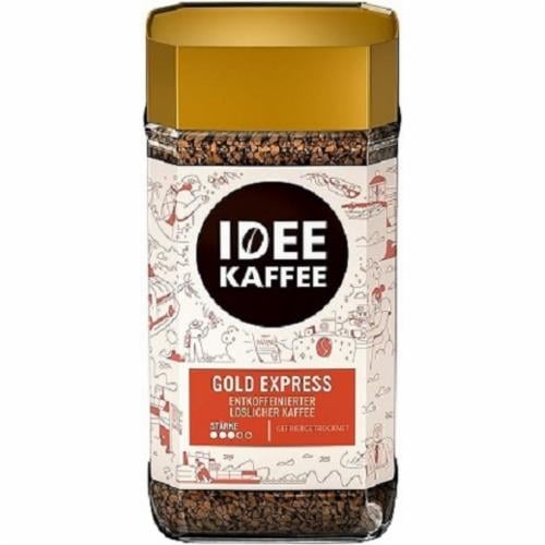Кофе растворимый IDEE Kaffee Gold Express Entkoffeiniert 200 г (30826150)
