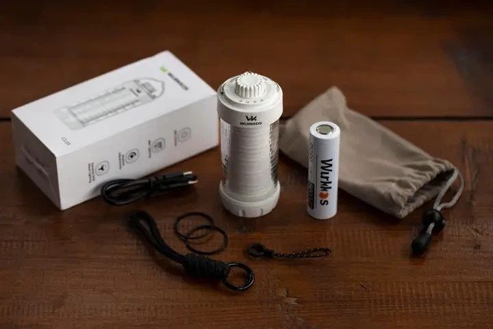 Ліхтар кемпінговий Wurkkos CL01 та акумулятор 21700 5000mah White - фото 3