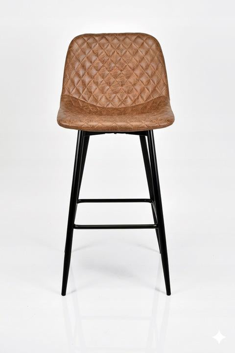 Барный стул BOND винтажный Коричневый (29726648) - фото 2 Барный стул BOND винтажный Коричневый (29726648) - фото 2