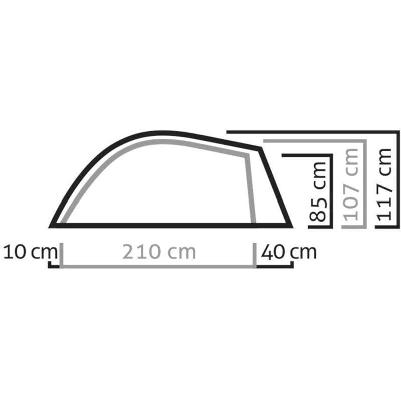 Палатка трехместная Salewa Litetrek III Tent Серый (013.003.0973) - фото 12