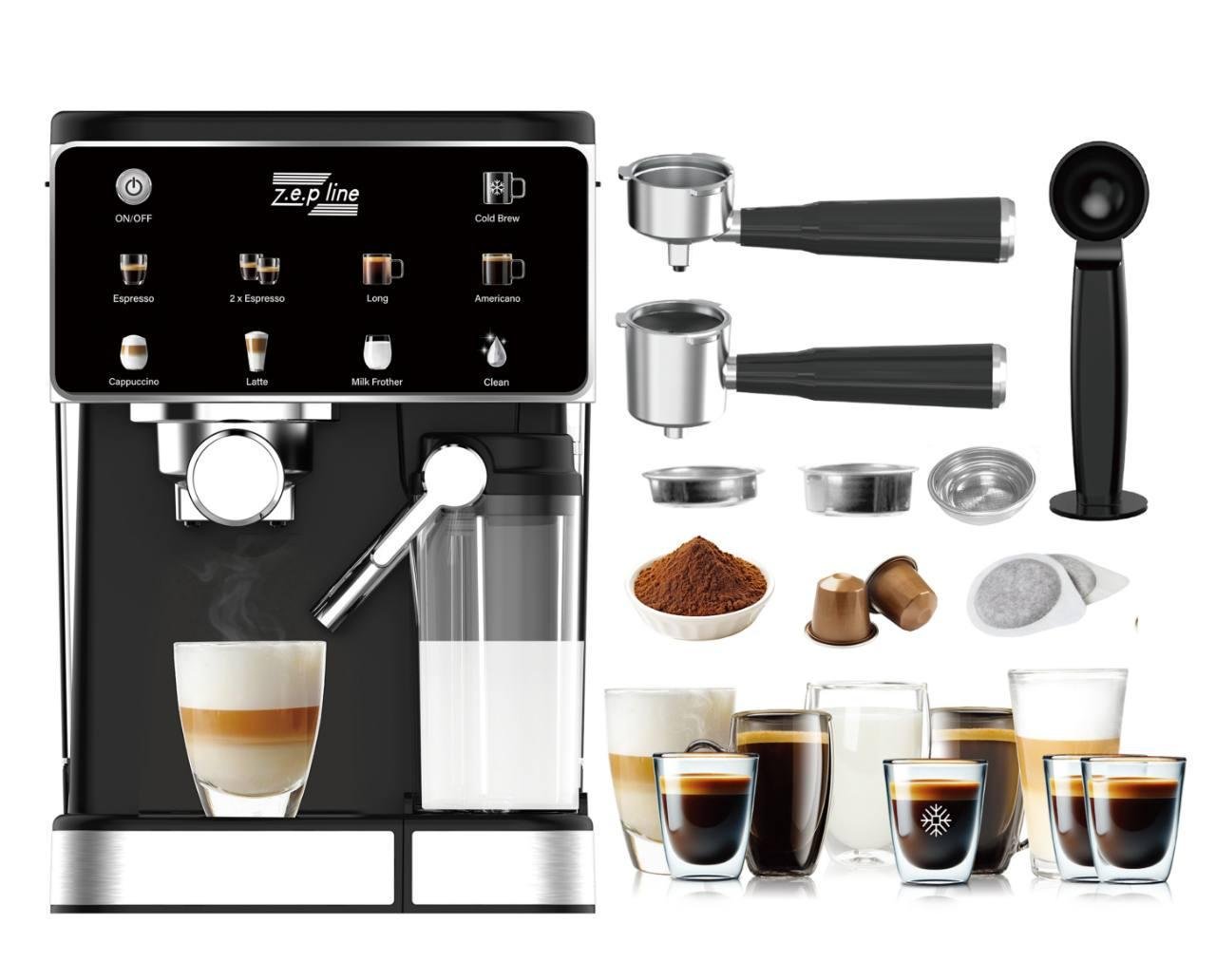Кавоварка Zepline ZP-6806 3в1 3000 Вт - фото 2 Кавоварка Zepline ZP-6806 3в1 3000 Вт - фото 2