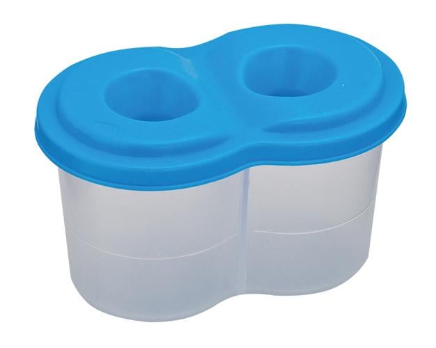 Стакан-непроливайка ZiBi подвійний Синій (ZB.6901-02)