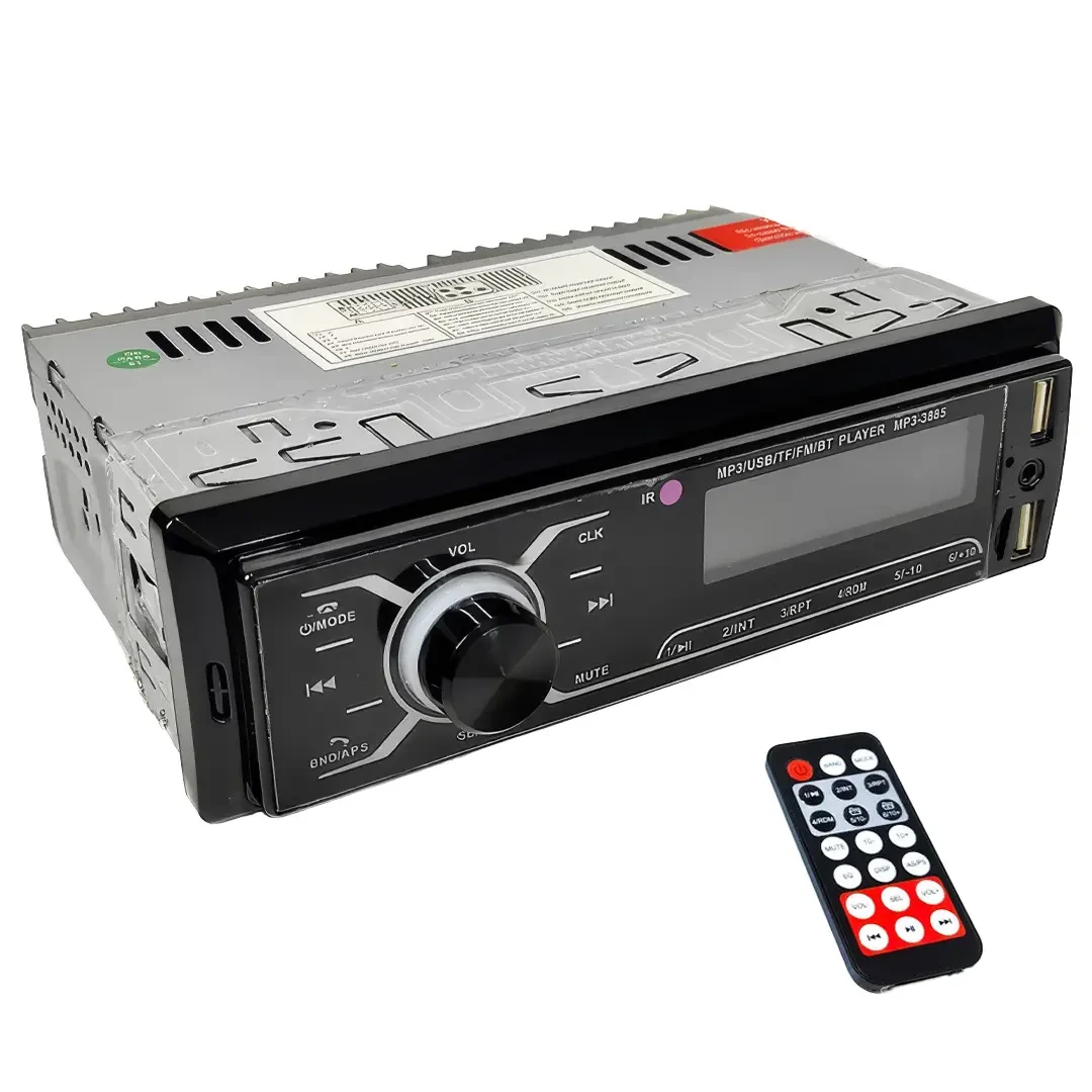 Автомагнитола MP3 3885 ISO 1DIN с Bluetooth и пультом ДУ (3366)