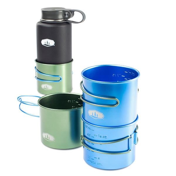 Кастрюля GSI Outdoors Bugaboo 590 мл Bottle Cup Синий (93394) - фото 3